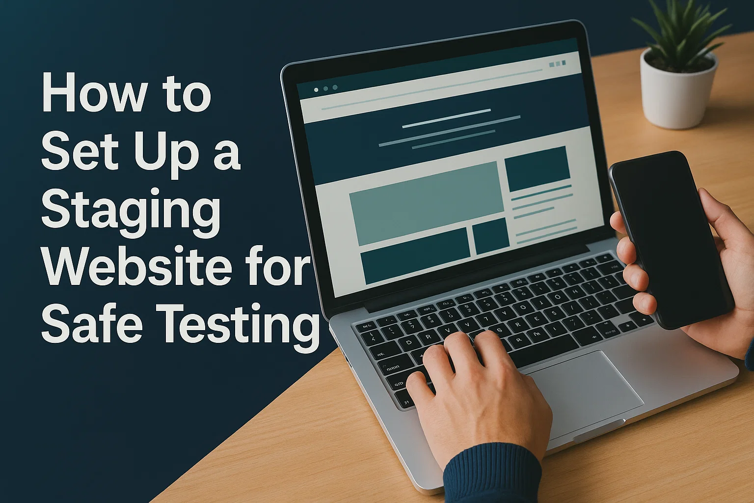 Up Website How to Set Up a Staging Website for Safe Testing - Host Deal India